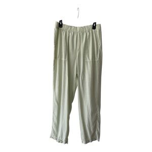 Wonderly Light Green Straight Leg Pants 💯 Lyocel Size Large